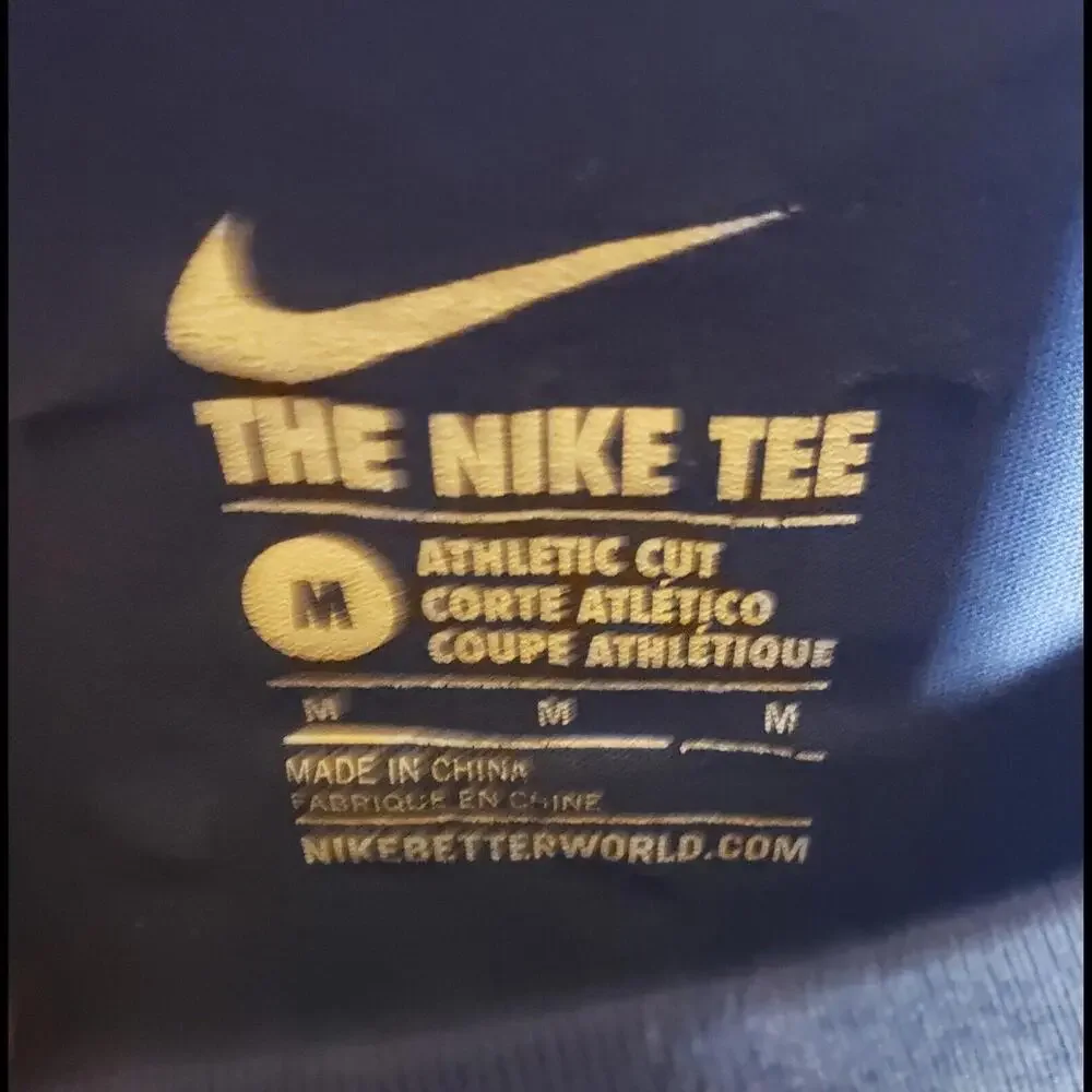 Mens Nike Athletic Cut New York Giants Odell‎ Beckham Jr Blue Shirt NFL Size M